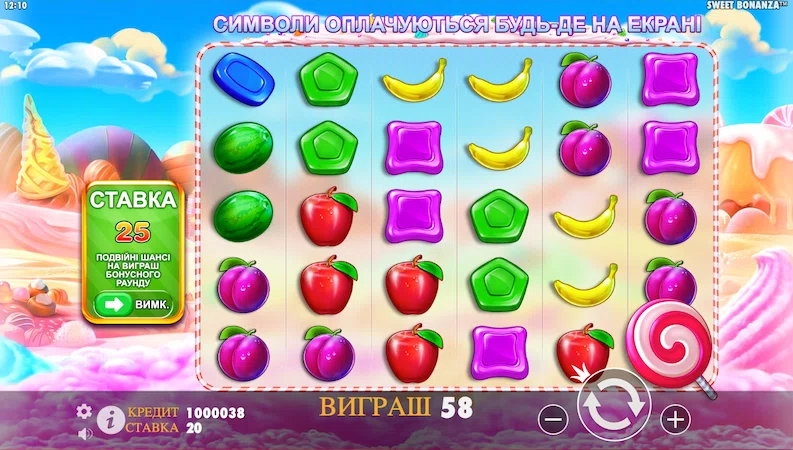 Sweet Bonanza игровой слот